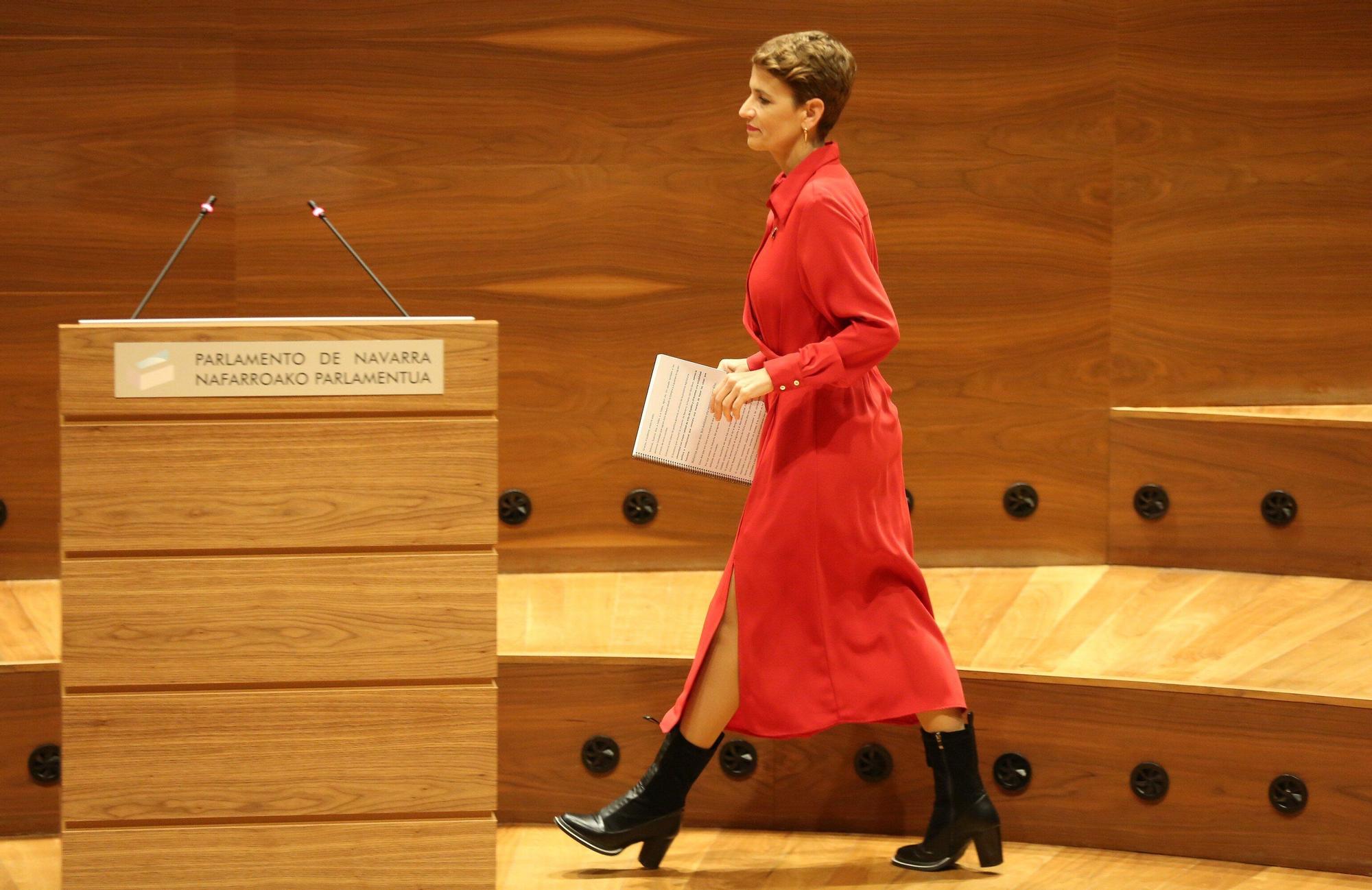 Fotos del debate del estado de la Comunidad foral de 2025