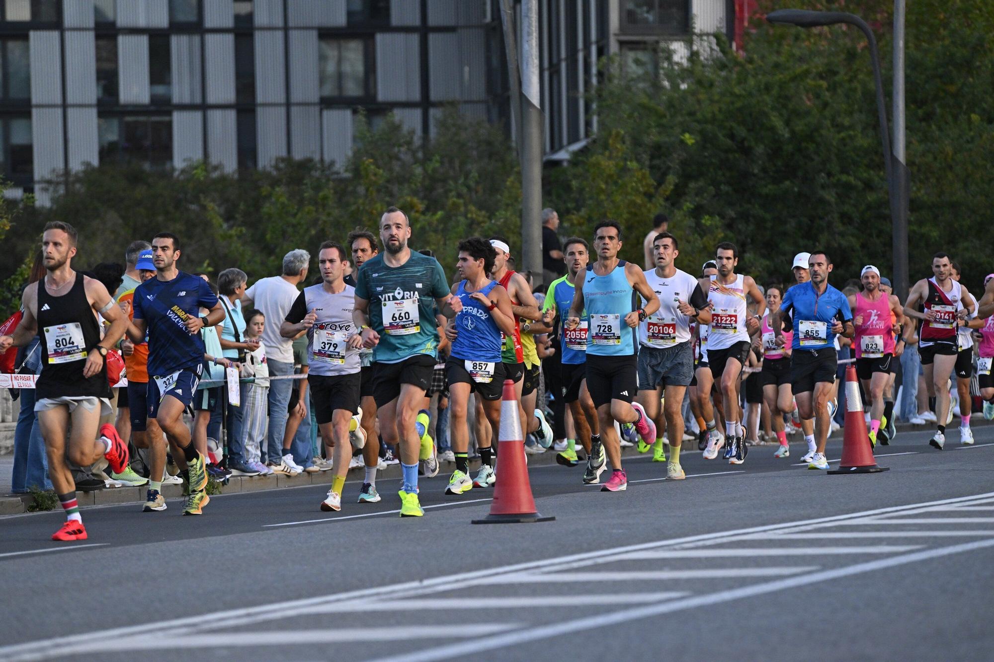 El Bilbao Night Marathon, en imágenes