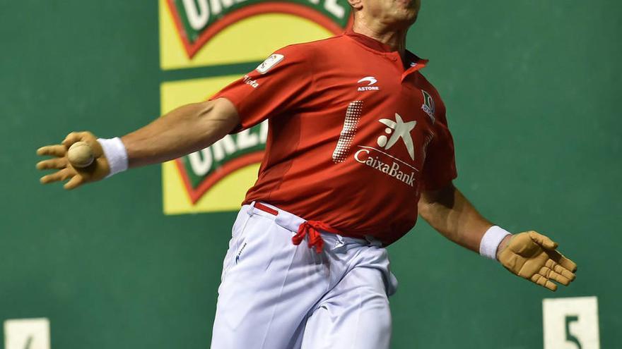 Olaizola, en semifinales tras el triunfo Bengoetxea
