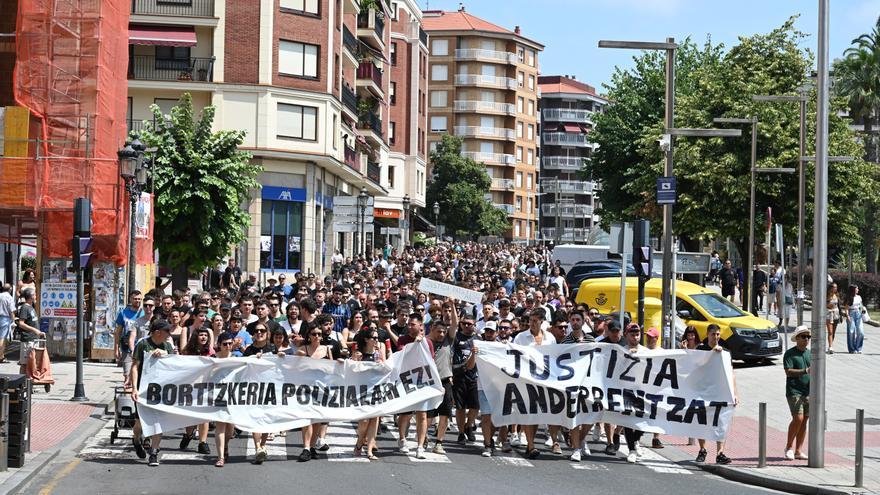 Denuncian "violencia policial" en la muerte del joven de Santurtzi