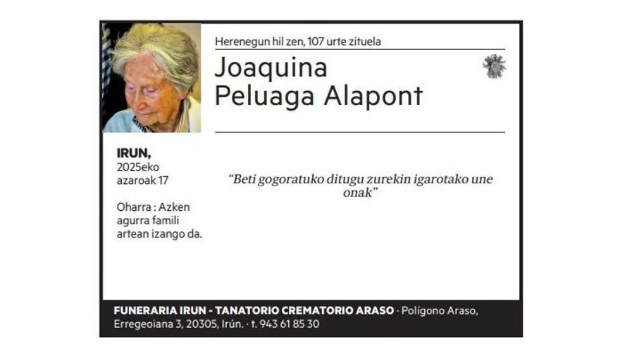 Joaquina Peluaga Alapont