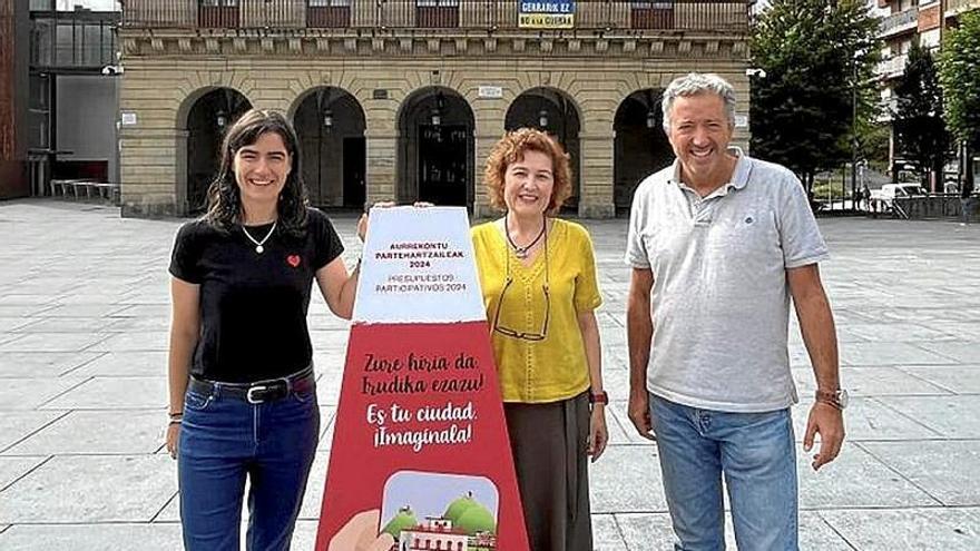 Presentación de los presupuestos participativos.