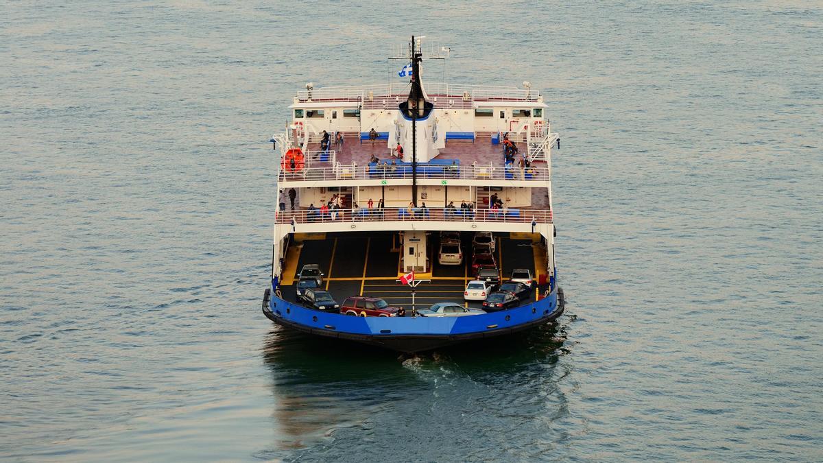 Un ferry ajeno a esta historia.
