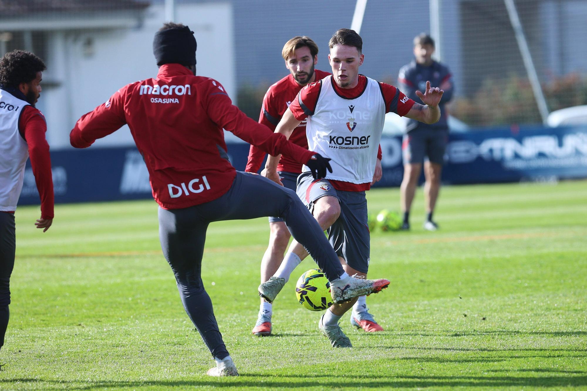 Fotos del entrenamiento de Osasuna de este 3 de diciembre