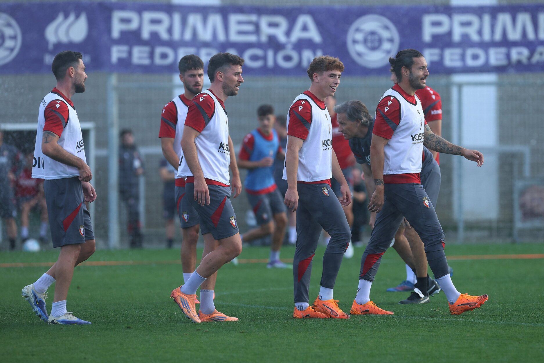 Entrenamiento de Osasuna en Tajonar del lunes 13 de octubre de 2025