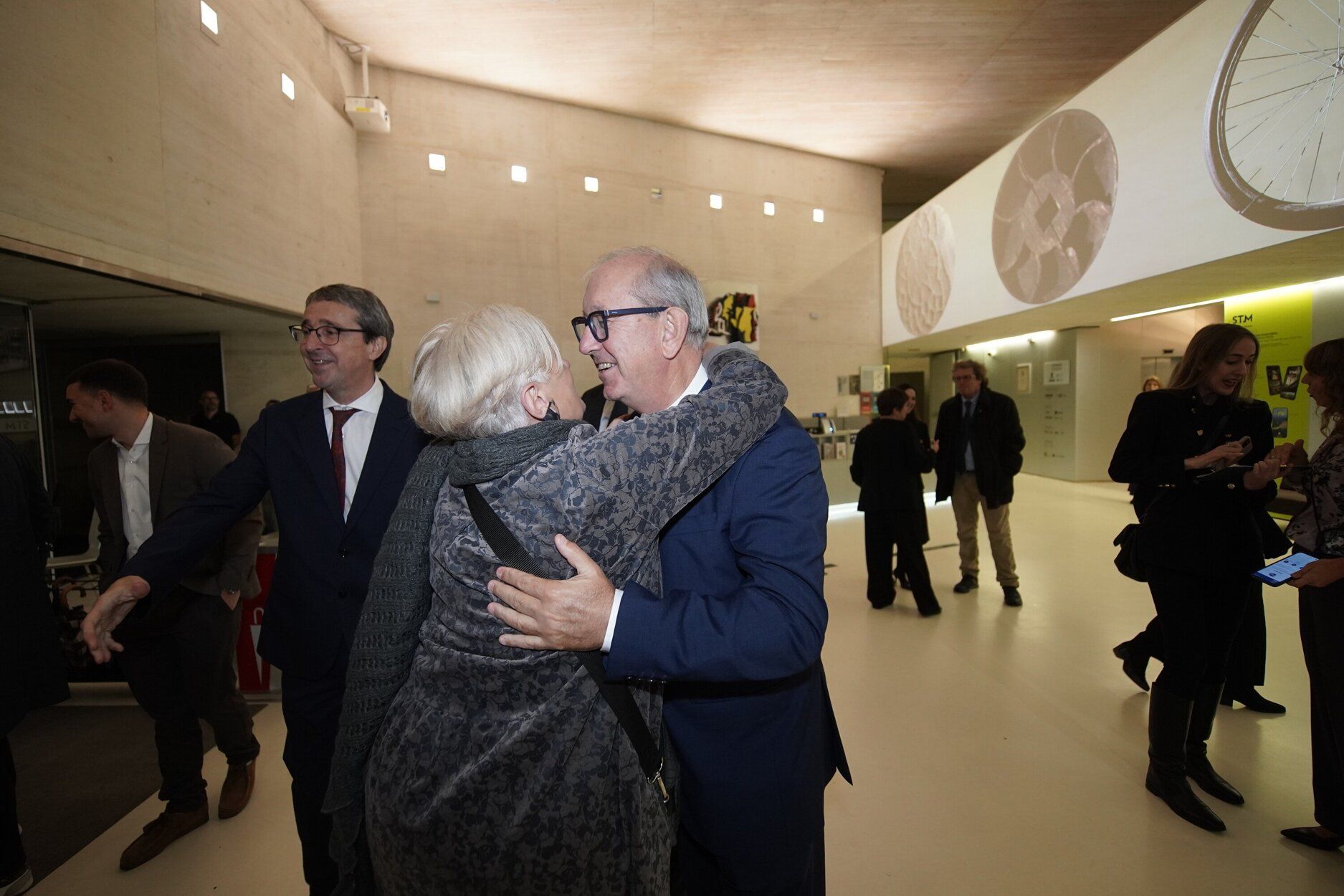 Eduardo Iribarren, Arantza Zugasti y Juanjo Baños