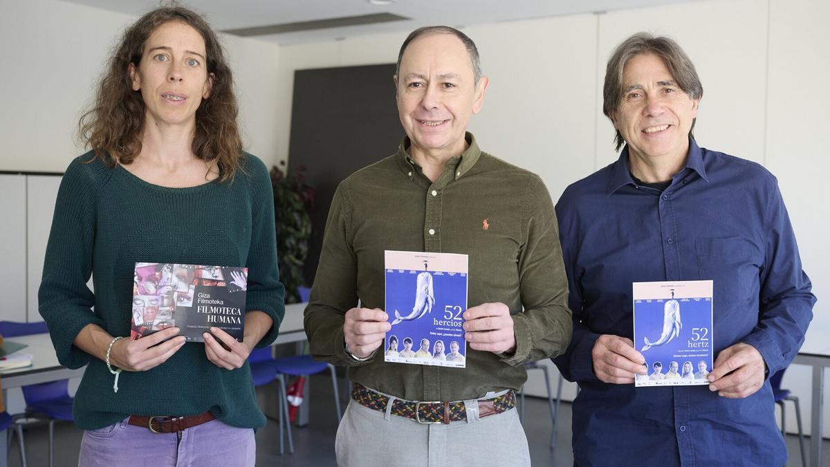 Irati Goikoetxea, José Ángel Andrés y José Antonio Vitoria.