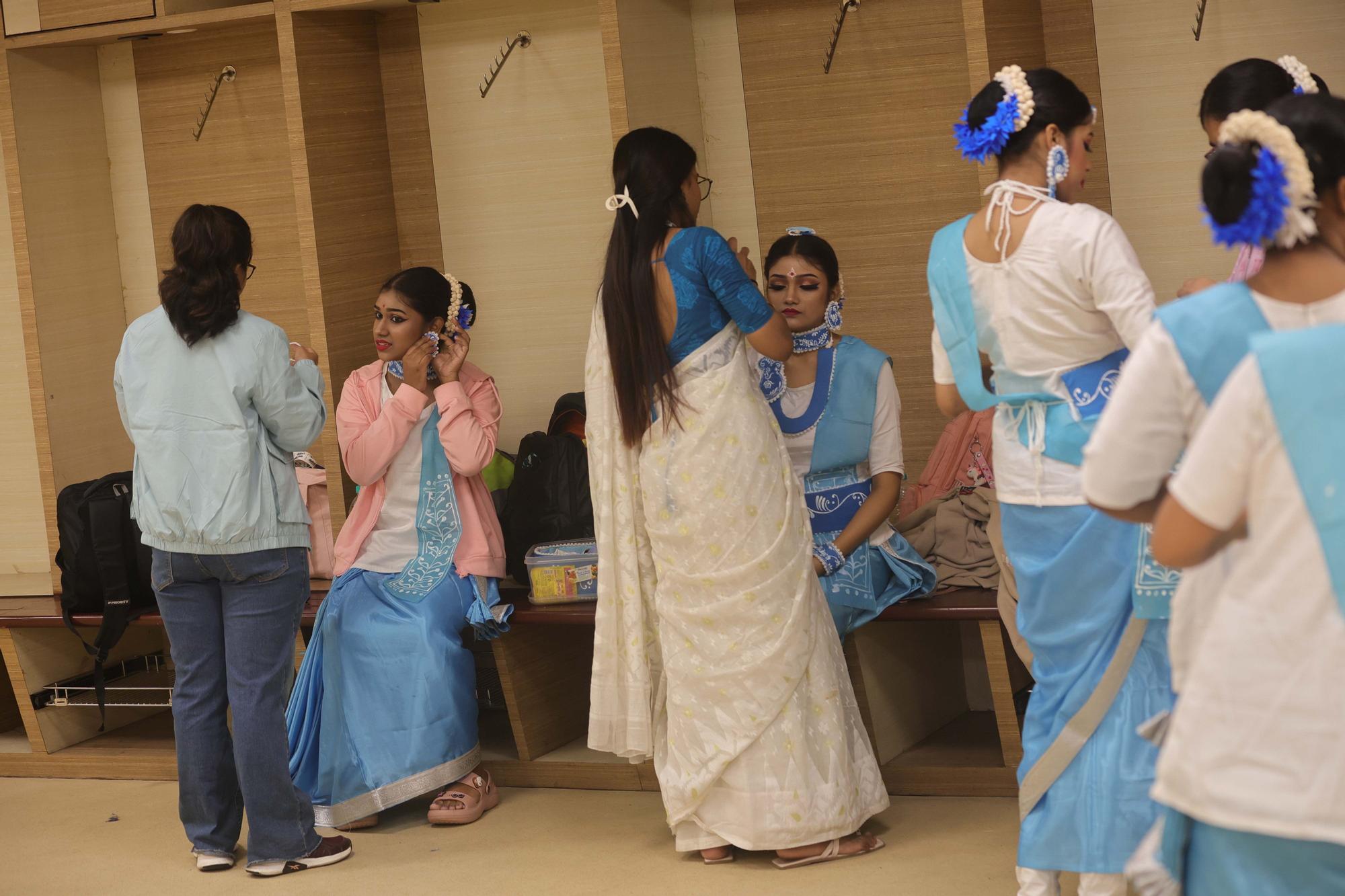 Imágenes de la visita de Messi a India