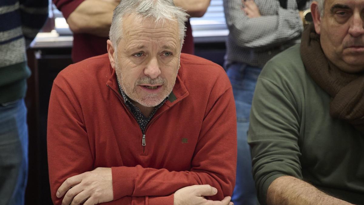 El presidente de UAGN, Félix Bariáin, durante una intervención.
