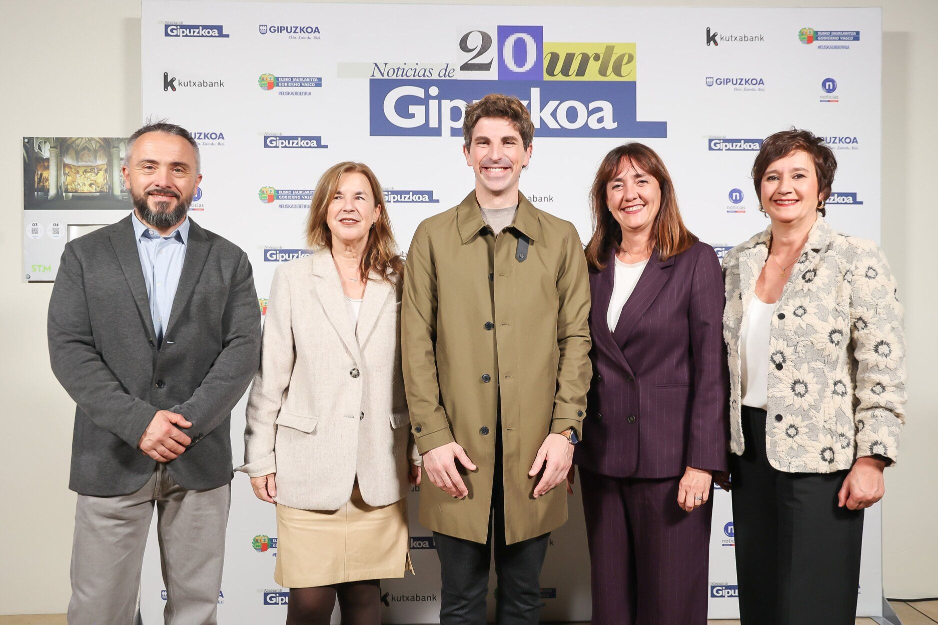 Martin Ibabe, Ana López, Jon Insausti, Olatz Yarza y Mariaje Idoeta