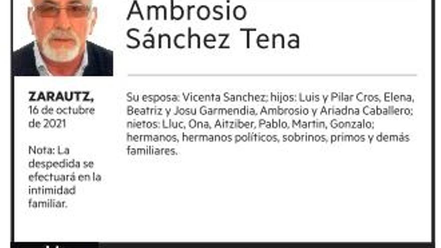 Ambrosio Sánchez Tena