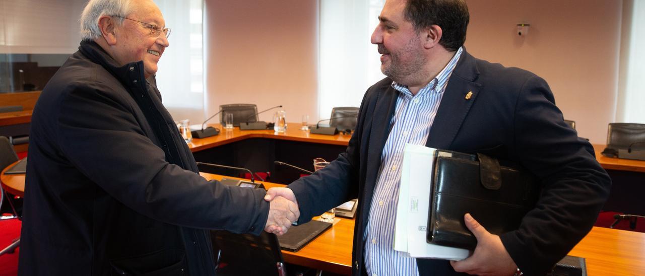 Patxi Zabaleta, en la comisión de reforma de la Lorafna