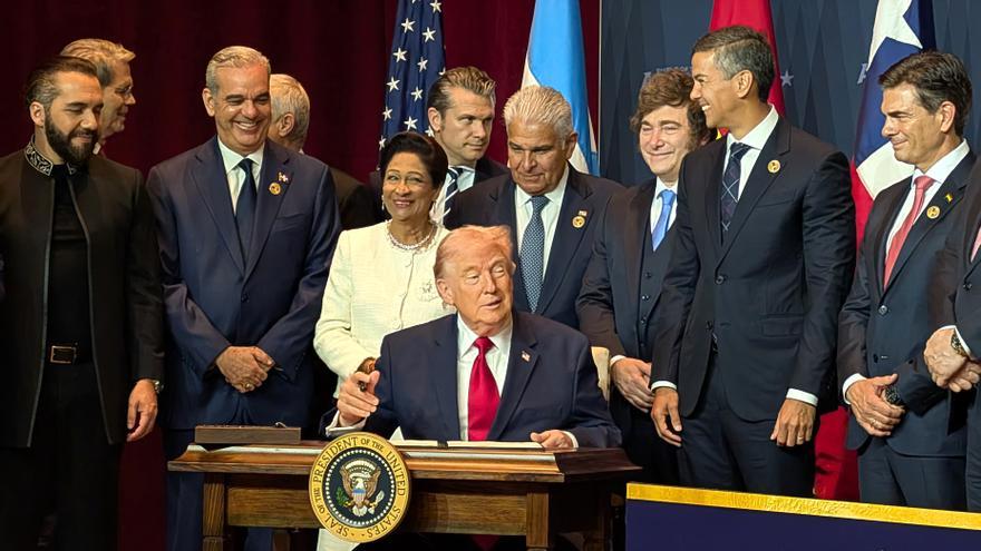 Donald Trump crea una coalición contra los cárteles con la derecha latinoamericana y sin México