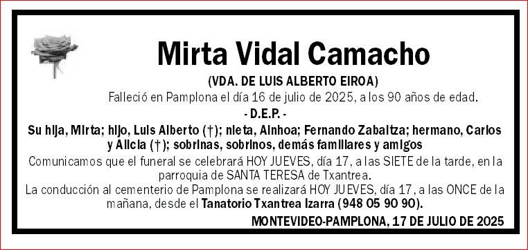 Mirta Vidal Camacho