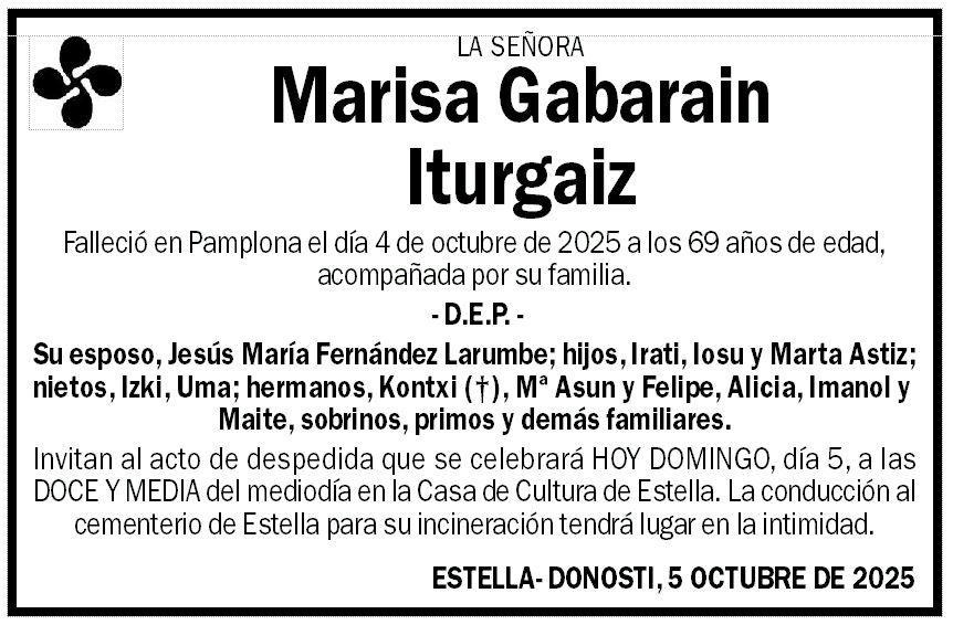 Marisa Gabarain Iturgaiz