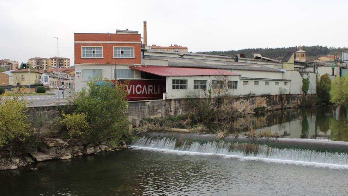 Rio Ultzama, a su paso por Villava