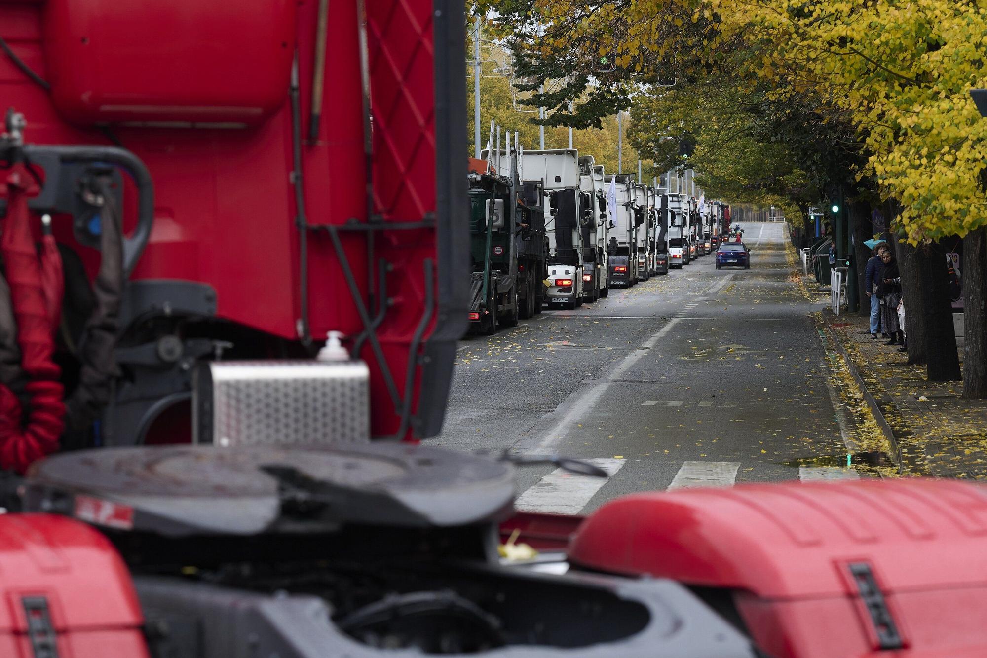 Fotos de la camionada en Pamplona (sábado 8 de noviembre de 2025)