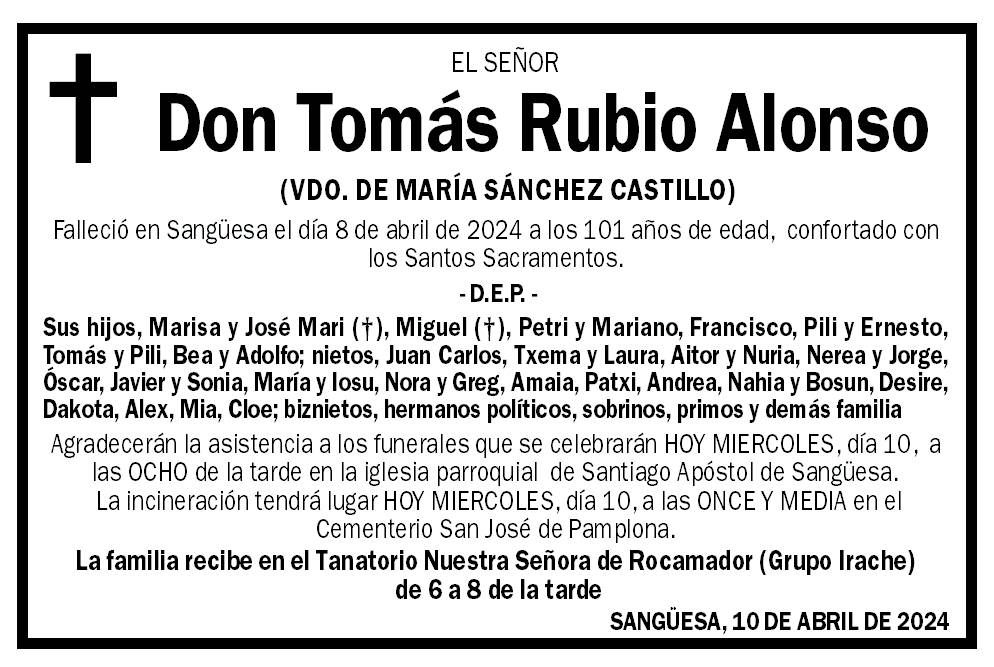 Tomás Rubio Alonso