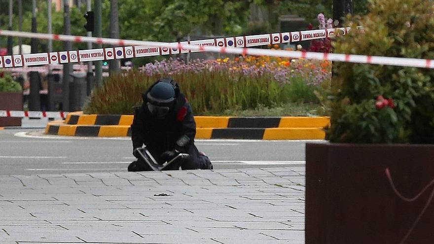 Desalojada la plaza de las Merindades de Pamplona por un maletín sospechoso