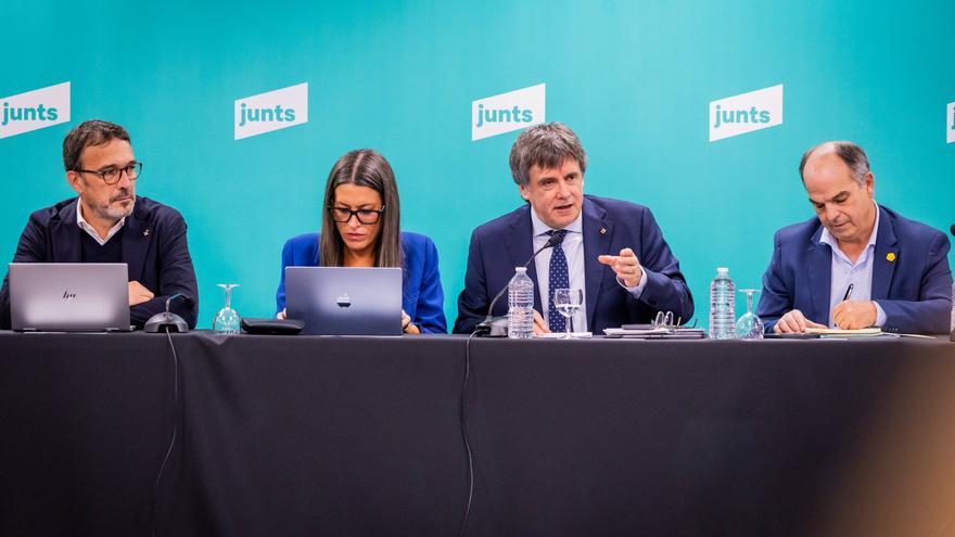 Finaliza la reunión de JxCat en Perpiñán: La ejecutiva de Junts defiende por unanimidad romper con el PSOE