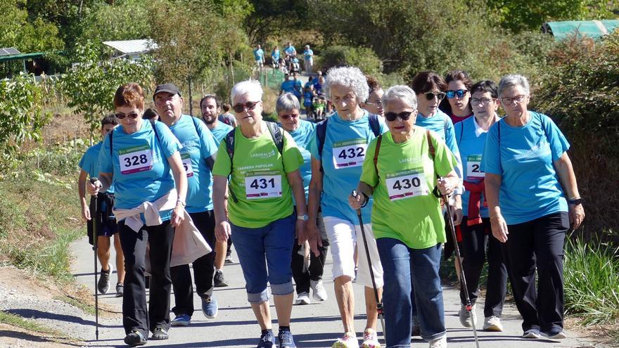 Más de 500 personas se movilizan en Altsasu por el Alzheimer