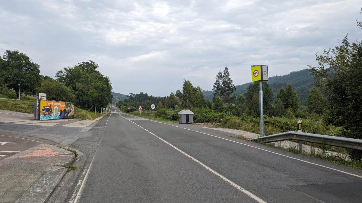 El Ayuntamiento de Sopela instaló el radar en la calle Gatzarriñe en el mes de junio