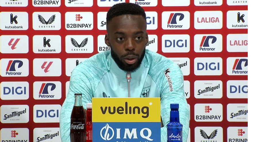Iñaki Williams comparece en rueda de prensa