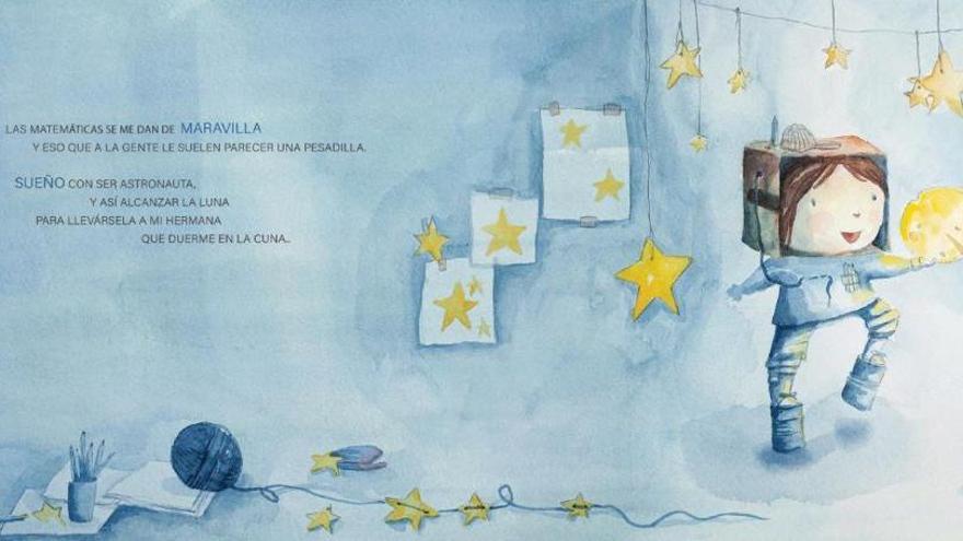 Ilustracion a acuarela de Silvia Vivanco y texto de Anna Armentia
