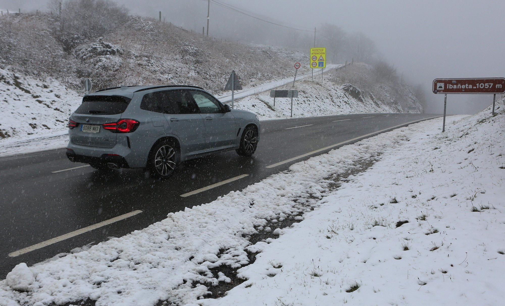 Fotos de la nieve en Navarra (20 de noviembre de 2025)