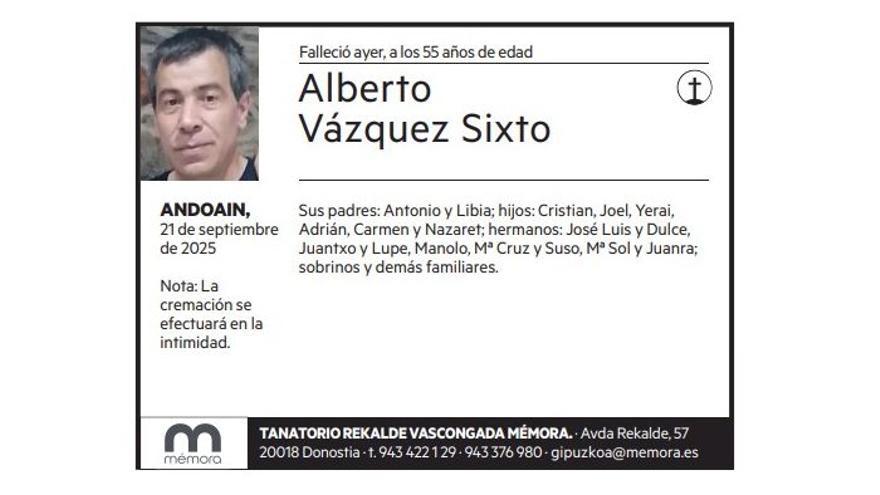 Alberto Vázquez Sixto