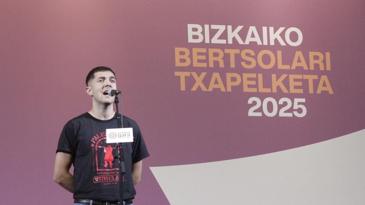 Atzo arratsaldean jokatu zen Bizkaiko Bertsolari Txapelketako finalaurrekoen bigarren bueltako lehen saioa, Bermeon.