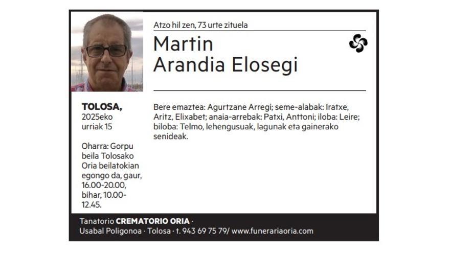 Martin Arandia Elosegi