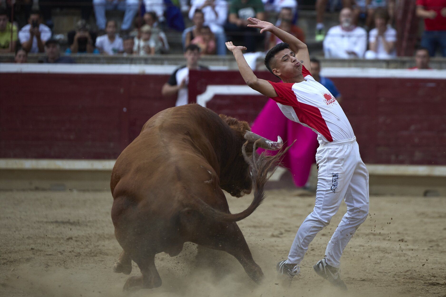 Fotos del concurso de recortadores de fiestas de Tafalla