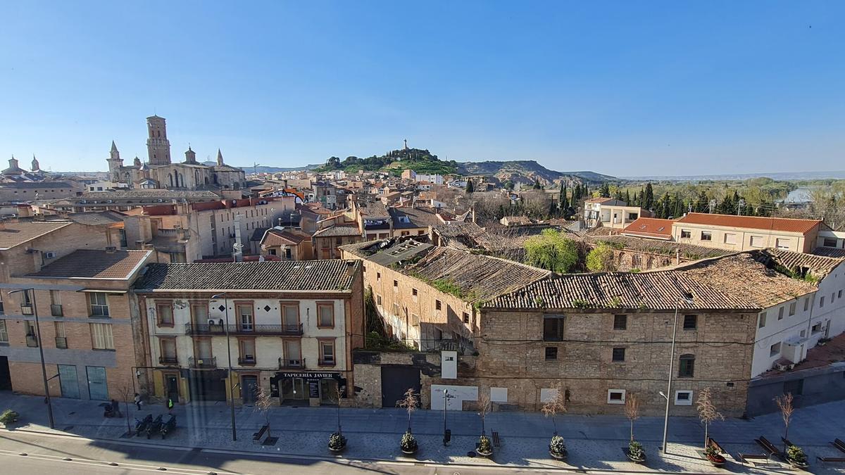 Vista del casco antiguo de Tudela.
