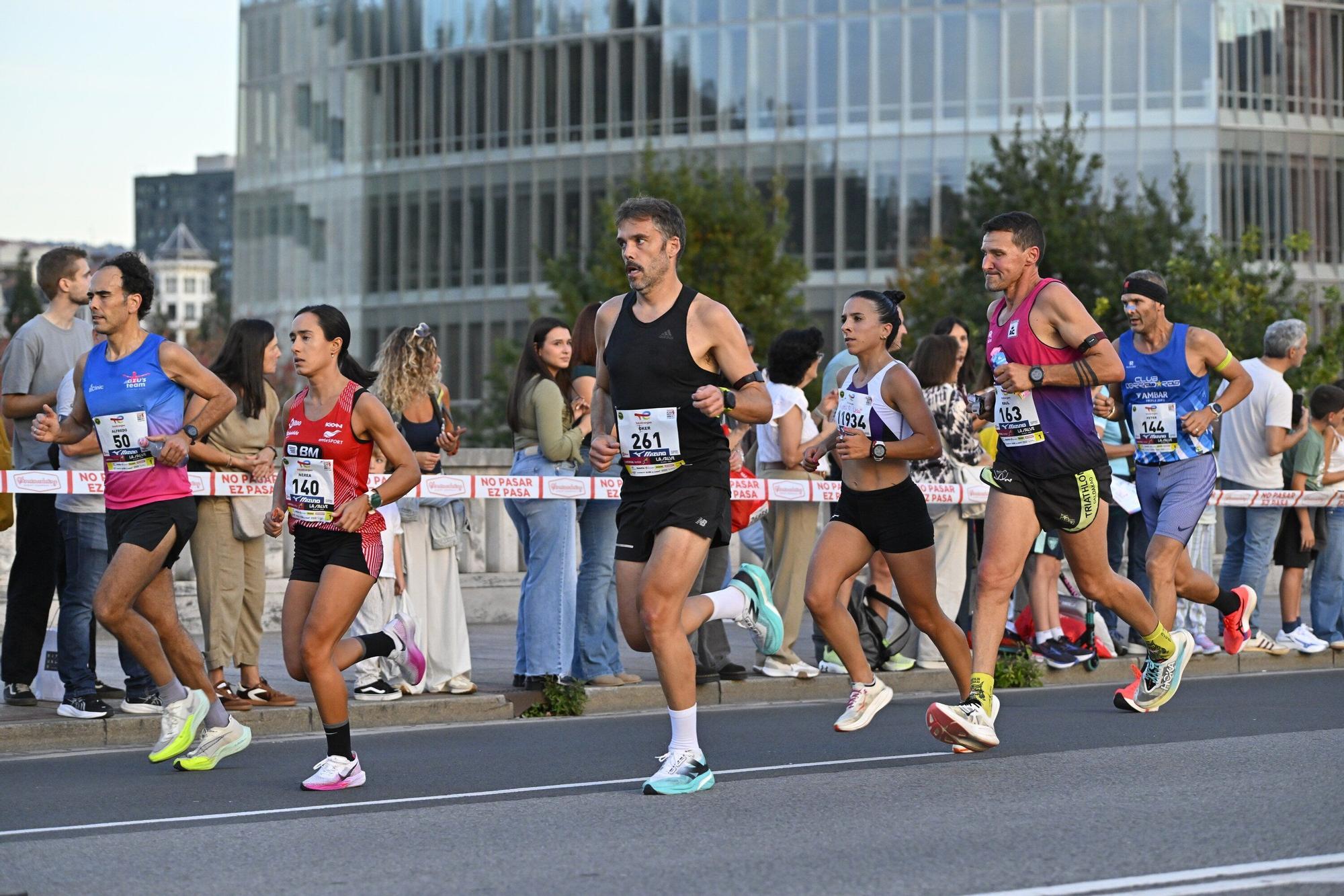 El Bilbao Night Marathon, en imágenes