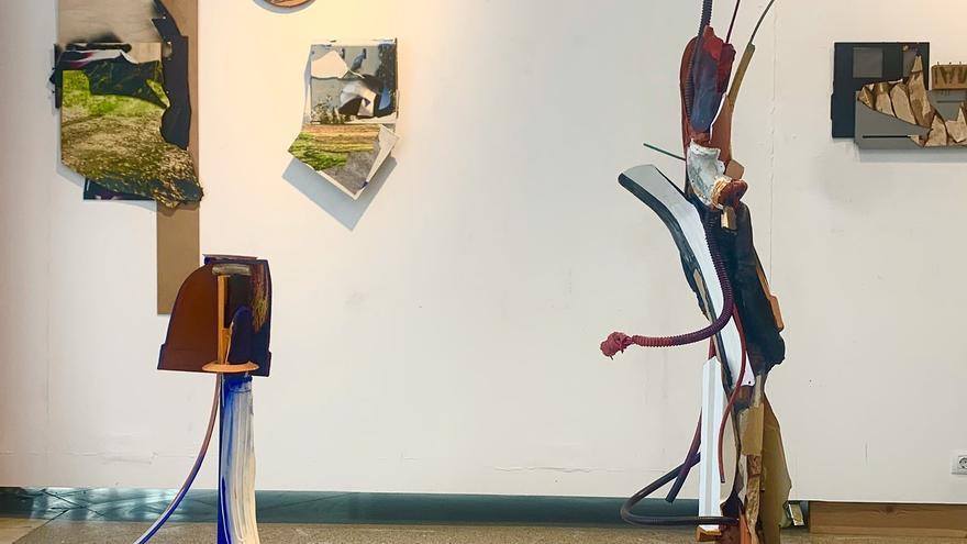 Las obras de Miren Doiz realizadas con material encontrado por la calle