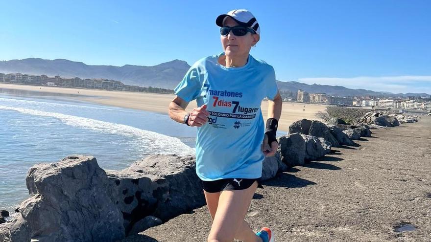 El reto ‘7 maratones en 7 días’ por la diabetes llegará a Santurtzi, Bilbao y Basauri