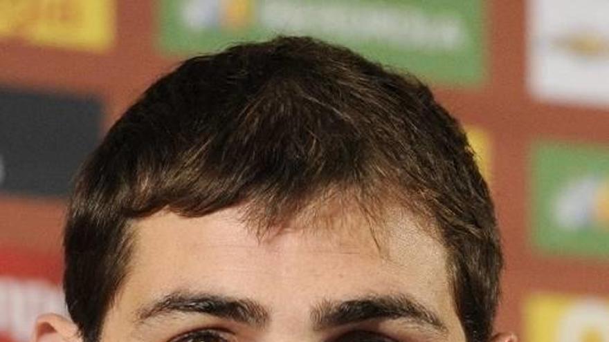 Iker Casillas, en una rueda de prensa.
