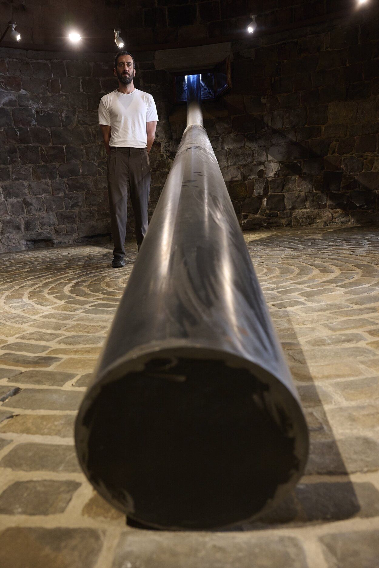 Una instalación escultórica de David Mutiloa para el Horno de la Ciudadela