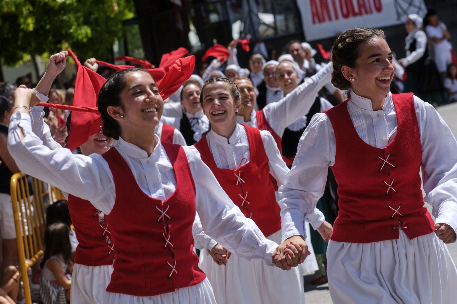 Fotos del inicio de las fiestas de Estella-Lizarra