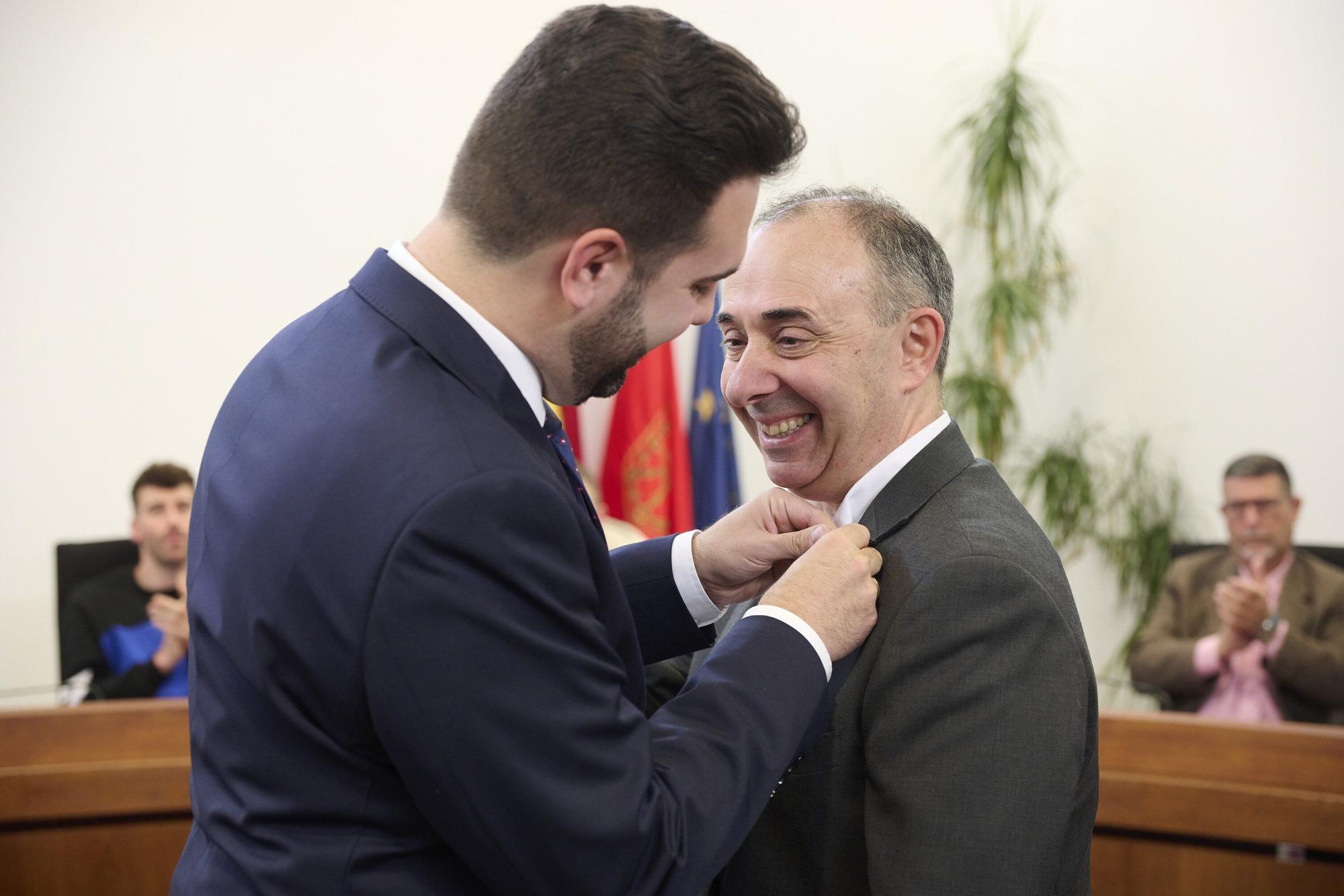 Homenaje a los tres exalcaldes de Zizur Mayor