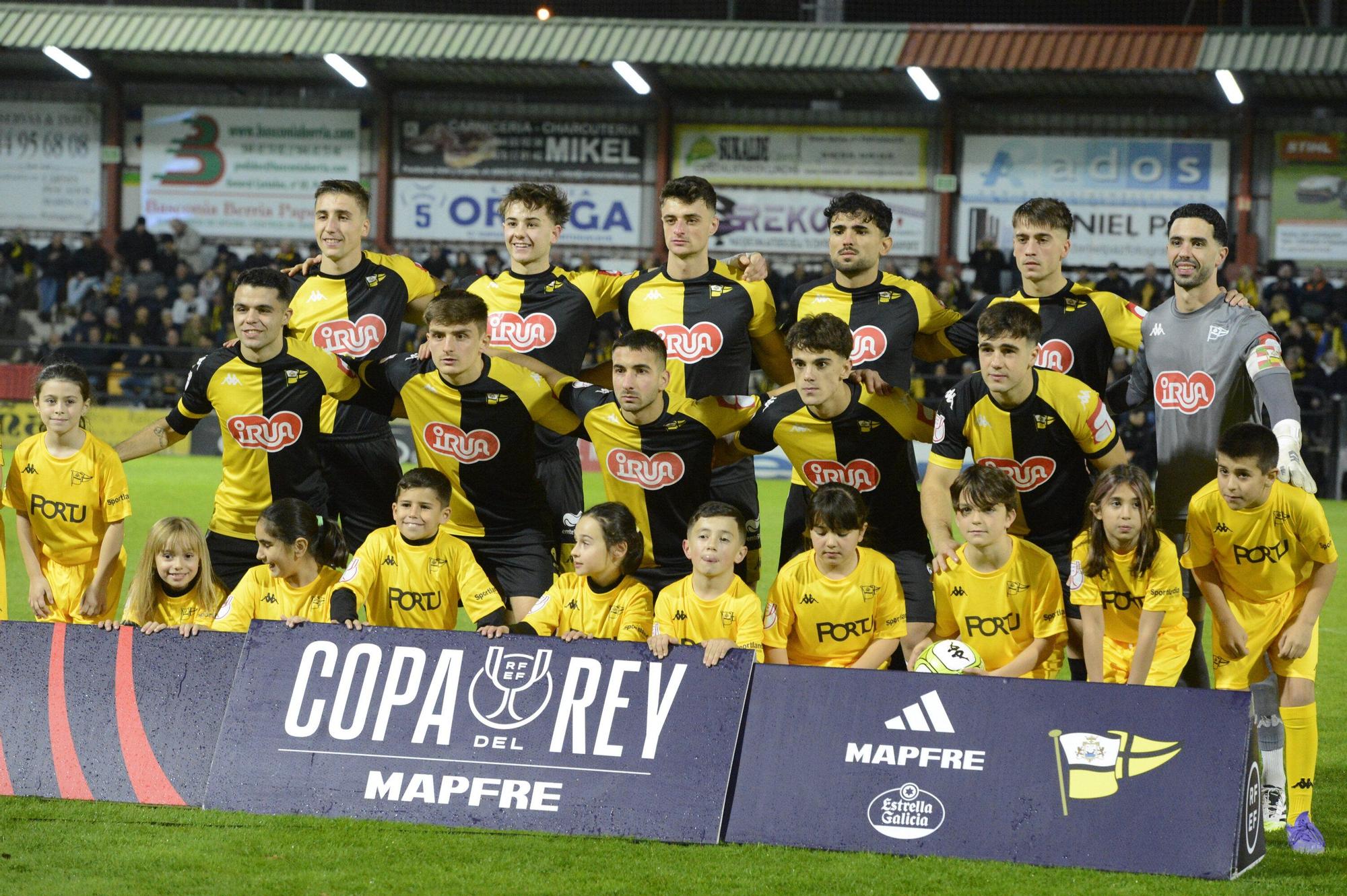 El Portugalete-Alavés, en imágenes