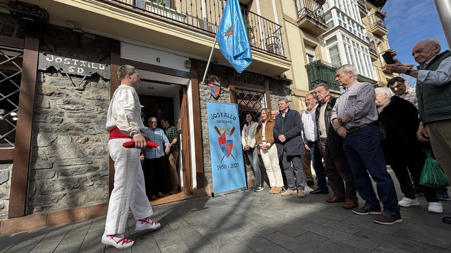 La sociedad Jostallu de Irun celebra sus bodas de diamantes