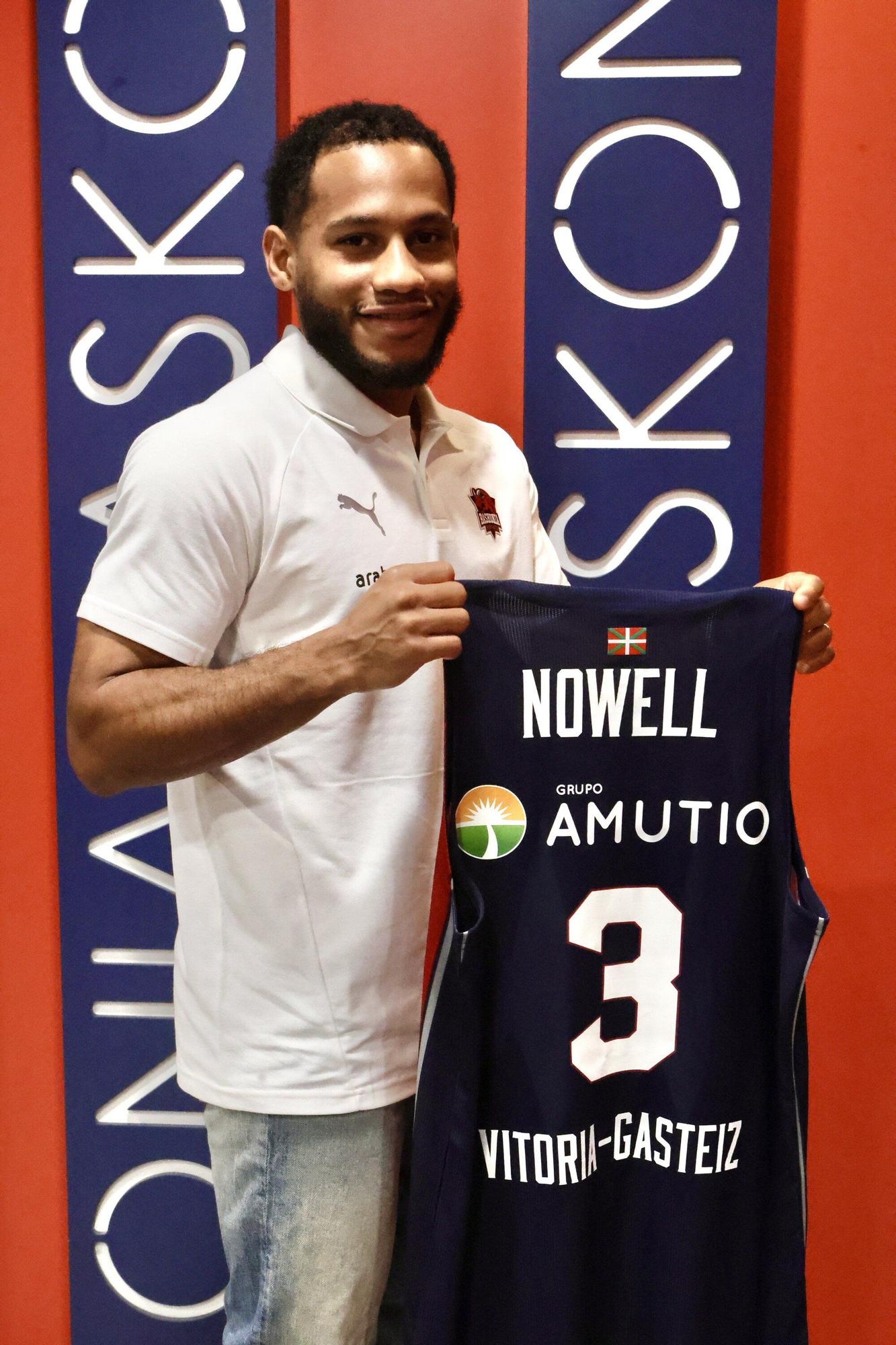 En imágenes: Presentación de Markquis Nowell como nuevo jugador del Baskonia