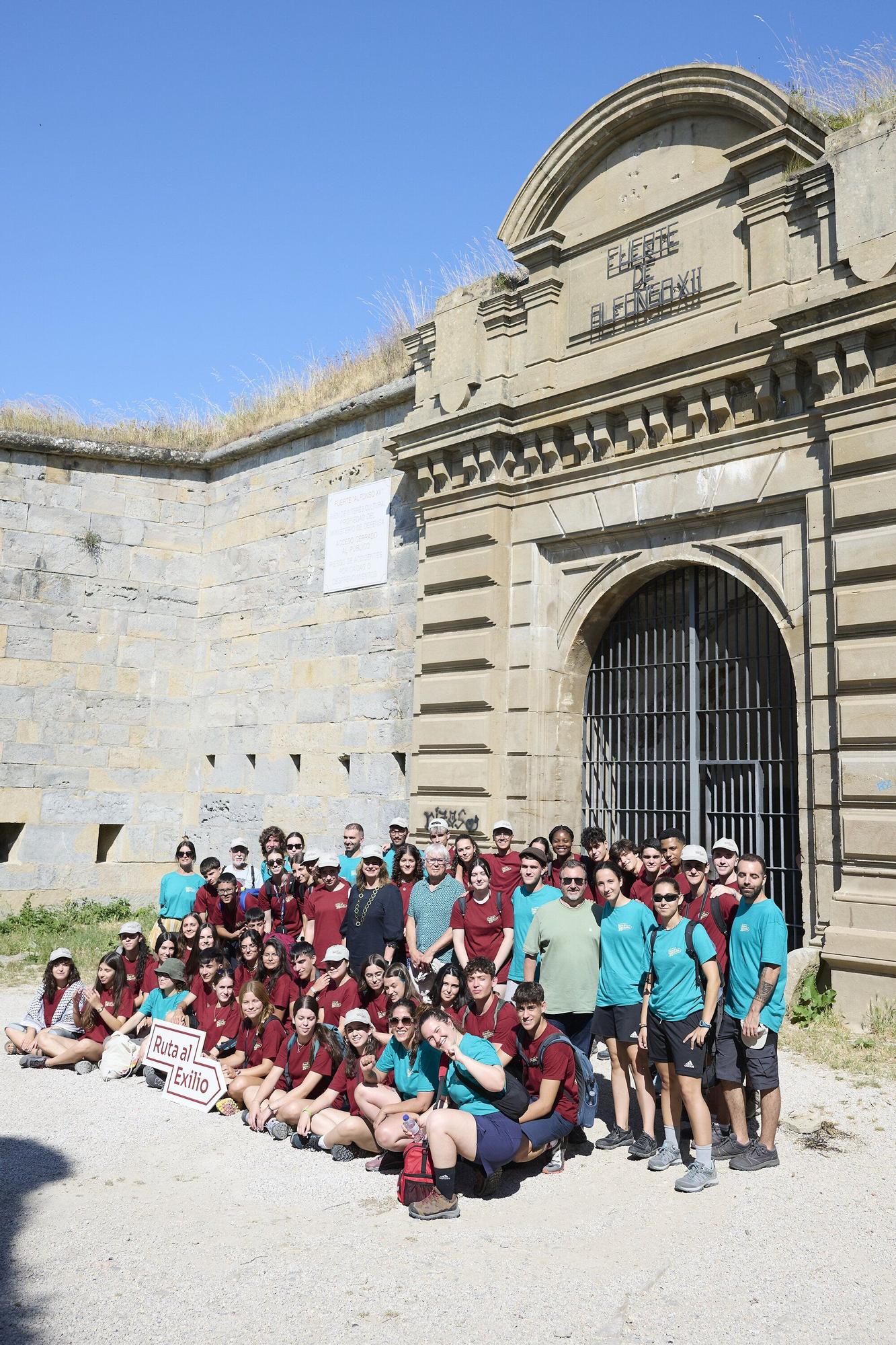 Comienza el viaje 'Ruta al exilio' en el Fuerte de Ezkaba