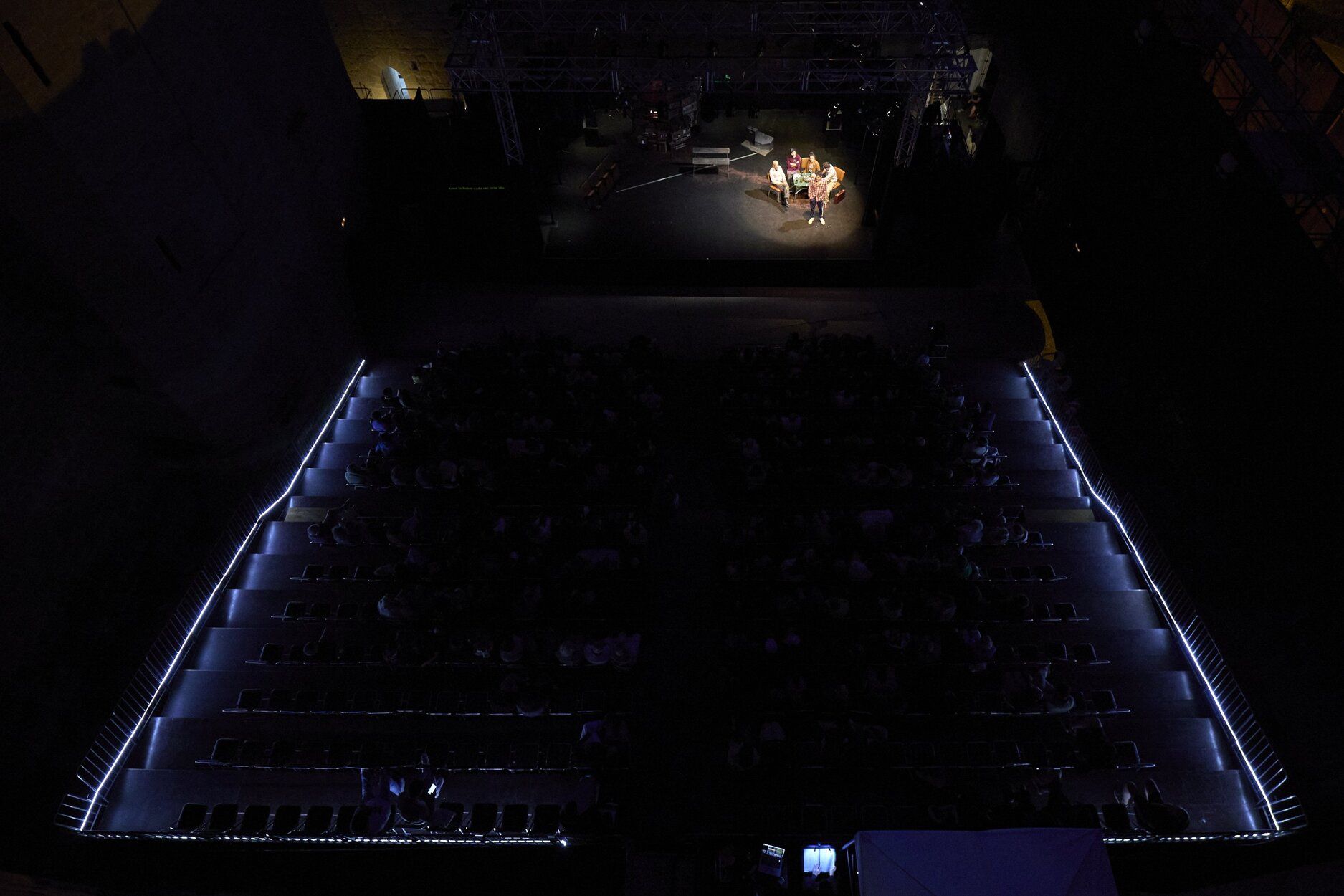 Imágenes de la representación de 'De Nao Albert y Marcel Borràs' en el Festival de Teatro de Olite