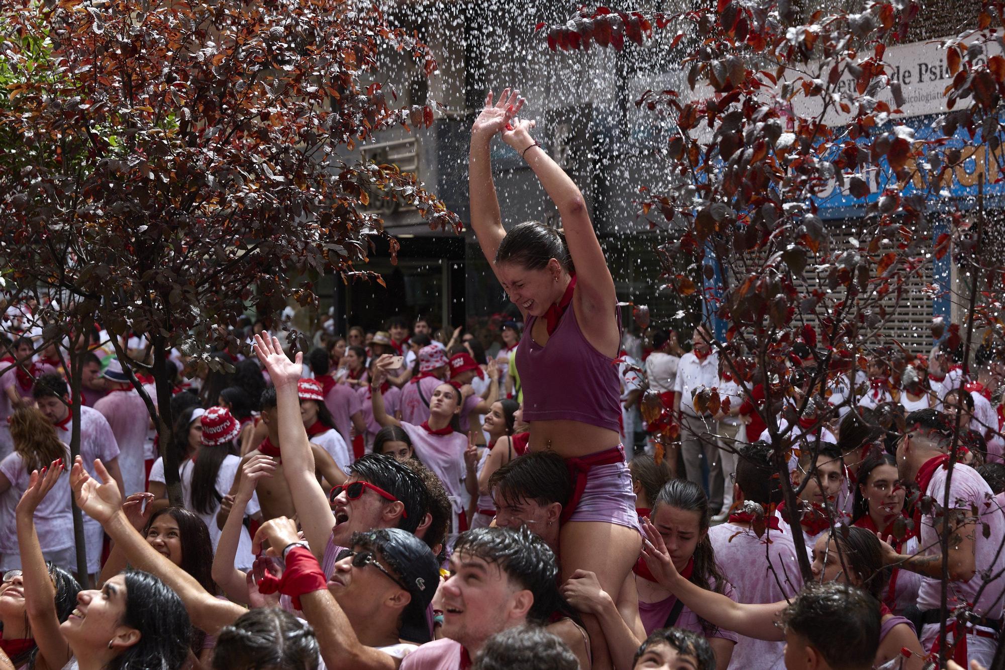 Fotos del cohete de las fiestas de Tudela 2025