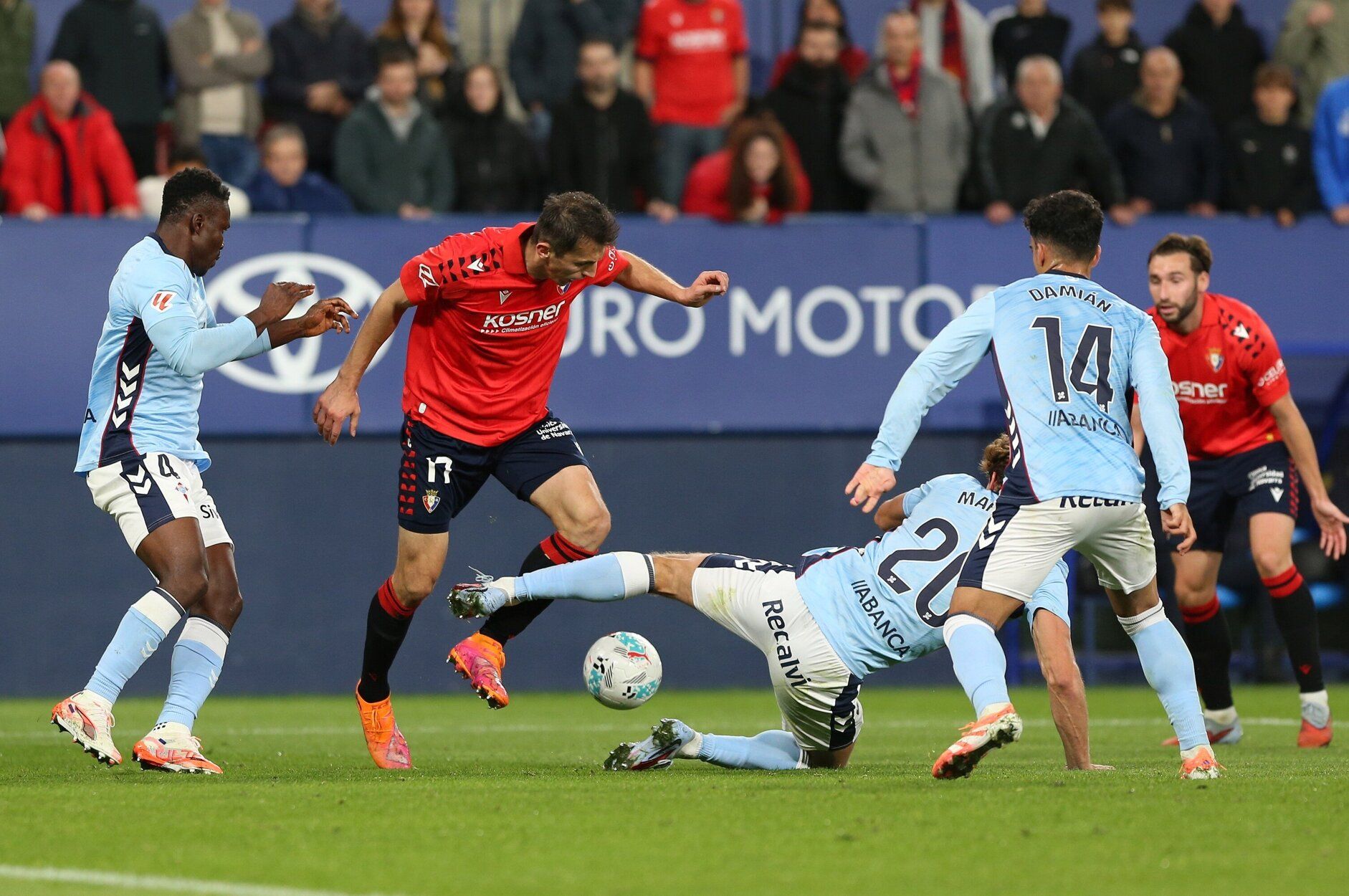 Mejores imágenes del Osasuna-Celta