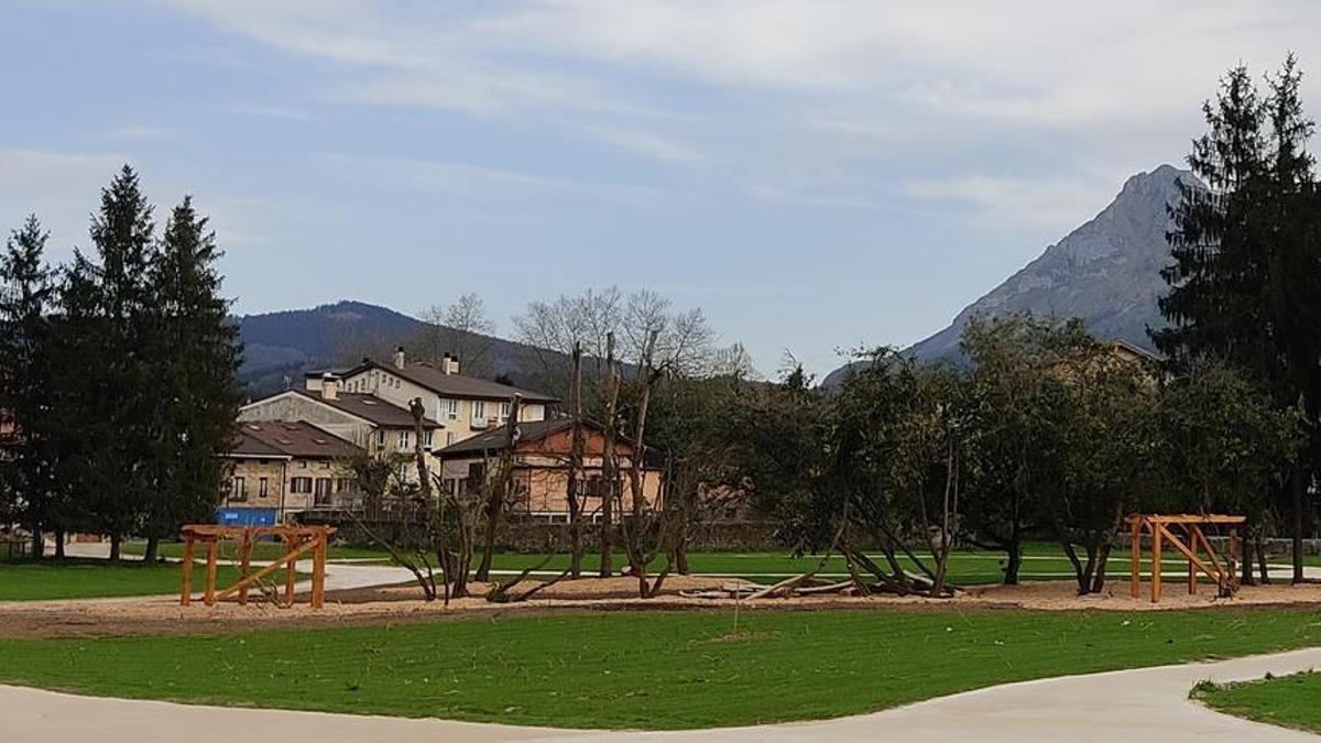 El parque de Ganondo fue mejorado con este proceso