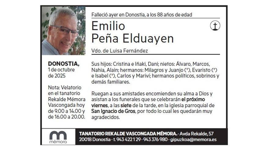 EMILIO PEÑA ELDUAYEN